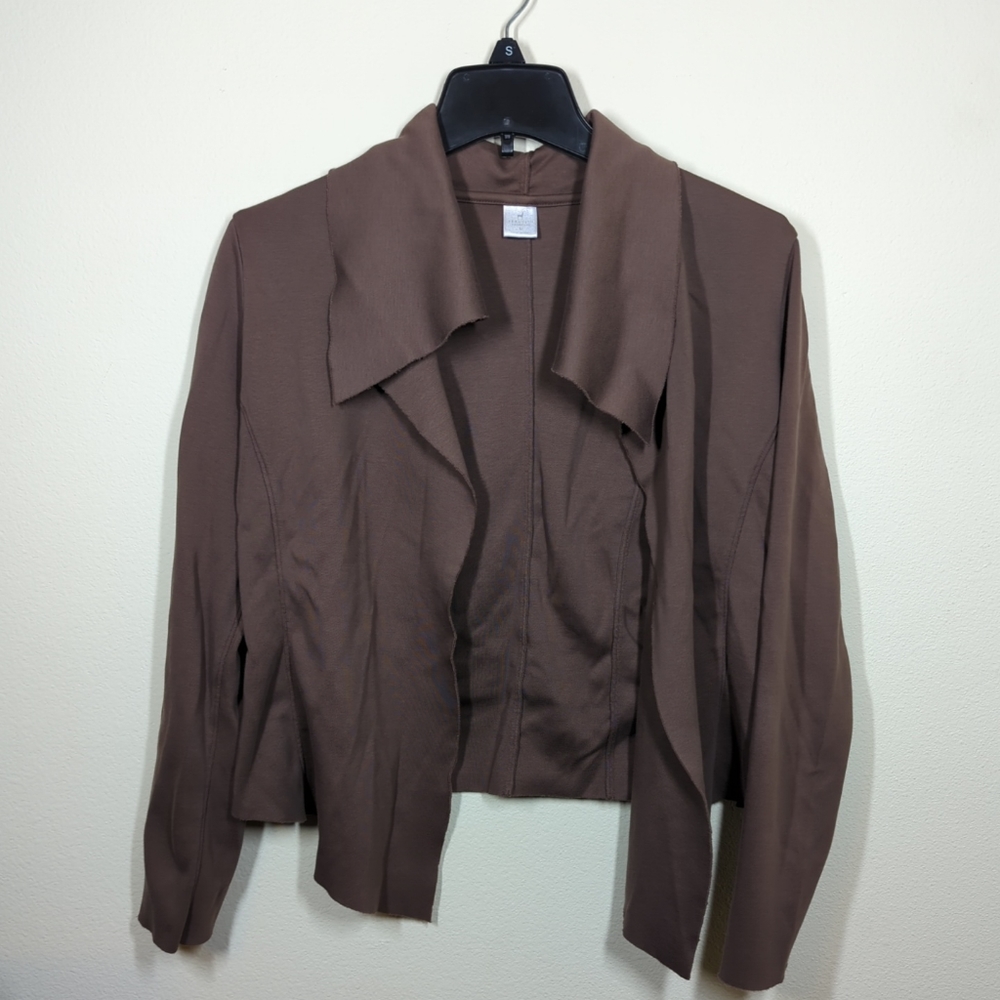Peruvian Connection Pima Cotton Open Front Cardigan size M